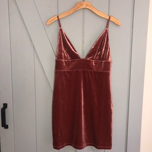 Velvet Cami Mini Dress